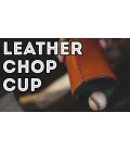 Leather Chop Cup with Balls  ( Brown ) 
