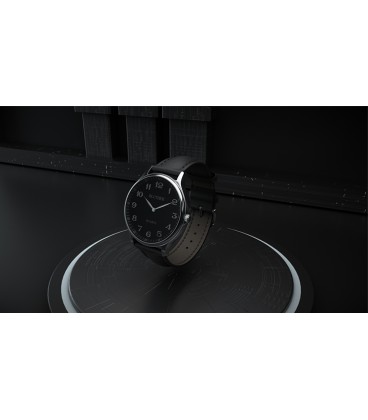 Infinity Watch V3 - Silver Case Black Dial